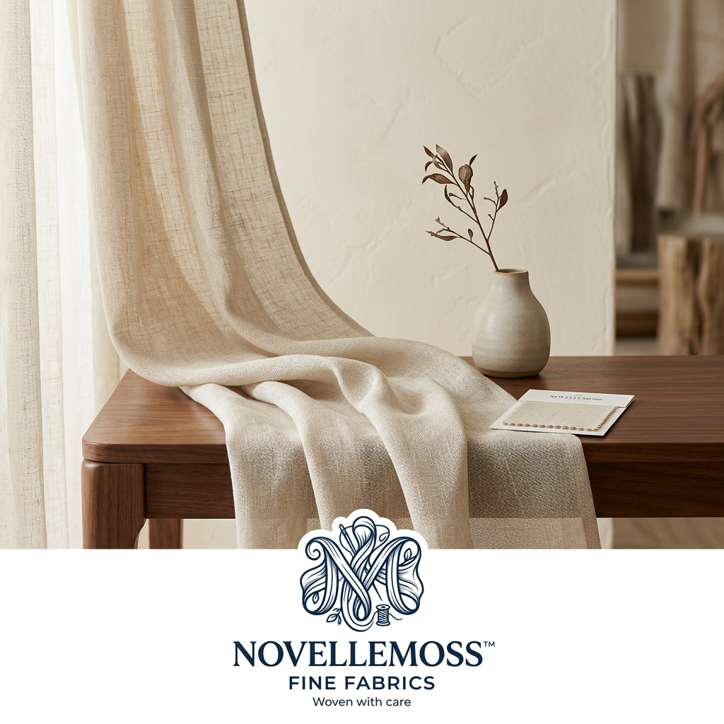 ✨ NOVELLEMOSS™ Linen Sheer Curtain Panel