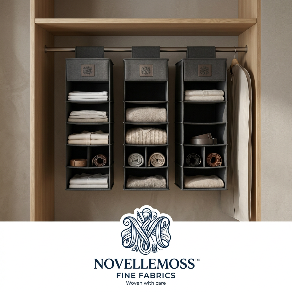 ✨ NOVELLEMOSS™ Hanging Fabric Closet Organizer